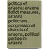 Politics of Arizona: Arizona Ballot Measures, Arizona Politicians, Congressional Districts of Arizona, Political Parties in Arizona
