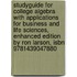 Studyguide For College Algebra With Applications For Business And Life Sciences, Enhanced Edition By Ron Larson, Isbn 9781439047880