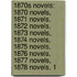 1870S Novels: 1870 Novels, 1871 Novels, 1872 Novels, 1873 Novels, 1874 Novels, 1875 Novels, 1876 Novels, 1877 Novels, 1878 Novels, 1