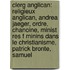 Clerg Anglican: Religieux Anglican, Andrea Jaeger, Ordre, Chanoine, Minist Res F Minins Dans Le Christianisme, Patrick Bronte, Samuel