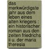 Das Merkwürdigste Jahr Aus Dem Leben Eines Alten Kriegers : Ein Historischer Roman Aus Den Zeiten Friedrichs Ii U. Der Maria Theresia