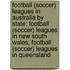 Football (Soccer) Leagues in Australia by State: Football (Soccer) Leagues in New South Wales, Football (Soccer) Leagues in Queensland