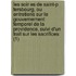 Les Soir Es de Saint-P Tersbourg, Ou Entretiens Sur Le Gouvernement Temporel de La Providence, Suivi D'Un Trait Sur Les Sacrifices (1)