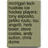 Michigan Tech Huskies Ice Hockey Players: Tony Esposito, Jarkko Ruutu, Lou Angotti, Herb Boxer, Steve Coates, Andy Sutton, Chris Durno