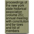 Proceedings of the New York State Historical Association (Volume 25); Annual Meeting with Constitution and By-Laws and List of Members