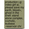 Production I.g: Video Girl Ai, Please Save My Earth, Blood+, Ghost In The Shell: Stand Alone Complex, Xxxholic, Tsubasa -reservoir Chr by Source Wikipedia