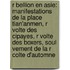 R Bellion En Asie: Manifestations de La Place Tian'anmen, R Volte Des Cipayes, R Volte Des Boxers, Soul Vement de La R Colte D'Automne
