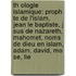 Th Ologie Islamique: Proph Te de L'Islam, Jean Le Baptiste, J Sus de Nazareth, Mahomet, Noms de Dieu En Islam, Adam, David, Mo Se, Lie