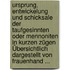 Ursprung, Entwickelung Und Schicksale Der Taufgesinnten Oder Mennoniten in Kurzen Zügen Übersichtlich Dargestellt Von Frauenhand ...