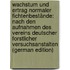 Wachstum Und Ertrag Normaler Fichtenbestände: Nach Den Aufnahmen Des Vereins Deutscher Forstlicher Versuchsanstalten (German Edition)