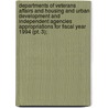 Departments Of Veterans Affairs And Housing And Urban Development And Independent Agencies Appropriations For Fiscal Year 1994 (pt. 3); door United States. Congress. Agencies