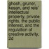 Ghosh, Gruner, Kesan, And Reis' Intellectual Property, Private Rights, The Public Interest, And The Regulation Of Creative Activity, 2D