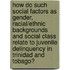 How Do Such Social Factors as Gender, Racial/ethnic Backgrounds and Social Class Relate to Juvenile Delinquency in Trinidad and Tobago?