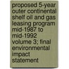 Proposed 5-Year Outer Continental Shelf Oil and Gas Leasing Program Mid-1987 to Mid-1992 Volume 3; Final Environmental Impact Statement by United States Minerals Service