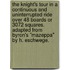 The Knight's Tour in a continuous and uninterrupted ride over 48 boards or 3072 squares. Adapted from Byron's "Mazeppa" by H. Eschwege.