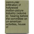 Communist Infiltration of Hollywood Motion-Picture Industry (Volume 4); Hearing Before the Committee on Un-American Activities, House of