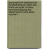 Geographisch-statistisches Handwörterbuch Über Alle Theile Der Erde: Mit Bes. Berücksichtigung Des Stieler'schen Hand-atlas, Volume 1 door Johann H. Möller
