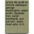 Article de Qualit En Chinois Classique: George Washington, Adam Smith, Dynastie Han, Sarah Bernhardt, Sun Yat-Sen, Suiko, Duan Qirui, D M