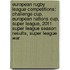 European Rugby League Competitions: Challenge Cup, European Nations Cup, Super League, 2011 Super League Season Results, Super League War