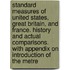 Standard Measures of United States, Great Britain, and France. History and Actual Comparisons. With Appendix on Introduction of the Metre