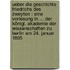 Ueber die Geschichte Friedrichs des Zweyten : Eine Vorlesung in ... der Königl. Akademie der Wissenschaften zu Berlin am 24. Januar 1805