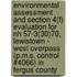 Environmental Assessment And Section 4(f) Evaluation For Nh 57-3(30)70, Lewistown - West Overpass (p.m.s. Control #4066) In Fergus County