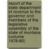 Report of the State Department of Revenue to the Governor and Members of the Legislative Assembly of the State of Montana (Volume 1978-80)