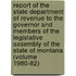 Report of the State Department of Revenue to the Governor and Members of the Legislative Assembly of the State of Montana (Volume 1980-82)