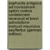 Sophoclis Antigona Ad Novissimam Optimi Codicis Conlationem Recensuit Et Brevi Adnotatione Instruxit Mauricius Seyffertus (German Edition)