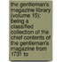 the Gentleman's Magazine Library (Volume 15); Being a Classified Collection of the Chief Contents of the Gentleman's Magazine from 1731 To