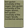 Ben-Gurion University of the Negev: Ben-Gurion University of the Negev Alumni, Ben-Gurion University of the Negev Faculty, Mordechai Vanunu door Books Llc