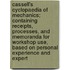 Cassell's Cyclopaedia Of Mechanics; Containing Receipts, Processes, And Memoranda For Workshop Use, Based On Personal Experience And Expert