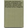 Cycle Parts Manufacturers: Shimano, Campagnolo, Sram Corporation, Reynolds Cycle Technology, Sturmey-Archer, 3T Cycling, Suntour, Doggyride door Not Available
