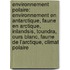 Environnement Polaire: Environnement En Antarctique, Faune En Arctique, Inlandsis, Toundra, Ours Blanc, Faune de L'Arctique, Climat Polaire