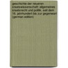 Geschichte Der Neueren Staatswissenschaft: Allgemeines Staatsrecht Und Politik. Seit Dem 16. Jahrhundert Bis Zur Gegenwart (German Edition) door Caspar Bluntschli Johann
