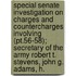 Special Senate Investigation On Charges And Countercharges Involving (pt.56-58); Secretary Of The Army Robert T. Stevens, John G. Adams, H.