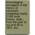 Chronological Retrospect of the History of Yarmouth, containing nearly 2,000 local events, andc., from the year of our Lord 46 to 1870, etc.