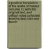 A Poetical Translation of the Works of Horace (Volume 1); with the Original Text, and Critical Notes Collected from His Best Latin and French