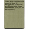 Codes of Fair Competition as Approved [June 16, 1933]-July 30, 1935 (V.22); With Supplemental Codes, Amendments, Executive and Administrative door United States. Administration