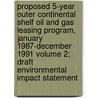 Proposed 5-Year Outer Continental Shelf Oil and Gas Leasing Program, January 1987-December 1991 Volume 2; Draft Environmental Impact Statement by United States Minerals Service