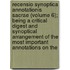 Recensio Synoptica Annotationis Sacrae (Volume 6); Being a Critical Digest and Synoptical Arrangement of the Most Important Annotations on The