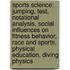 Sports Science: Jumping, Test, Notational Analysis, Social Influences on Fitness Behavior, Race and Sports, Physical Education, Diving Physics