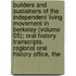 Builders and Sustainers of the Independent Living Movement in Berkeley (Volume 05); Oral History Transcripts. Regional Oral History Office, The