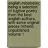 English Minstrelsy; Being a Selection of Fugitive Poetry From the Best English Authors, With Some Original Pieces Hitherto Unpublished Volume 1
