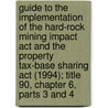 Guide To The Implementation Of The Hard-rock Mining Impact Act And The Property Tax-base Sharing Act (1994); Title 90, Chapter 6, Parts 3 And 4 by Montana. Hard-Rock Mining Impact Board