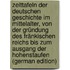 Zeittafeln Der Deutschen Geschichte Im Mittelalter, Von Der Gründung Des Fränkischen Reichs Bis Zum Ausgang Der Hohenstaufen (German Edition)