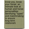 Know You, Know Your Horse: An Intimate Look at Human and Horse Personalities: Identifying "Types" and Matchmaking to Ensure Long-Term Relationshi by Marry Morrow