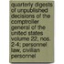 Quarterly Digests of Unpublished Decisions of the Comptroller General of the United States Volume 22, Nos. 2-4; Personnel Law, Civilian Personnel