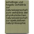 Schellings und Hegels Verhältnis zur Naturwissenschaft: Zum Verhältnis der physikalistischen Naturwissenschaft zur spekulativen Naturphilosophie