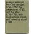 Essays. Selected From the Rambler, 1750-1752; the Adventurer, 1753; and the Idler, 1758-1760. With Biographical Introd. and Notes by Stuart J. Reid